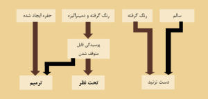 نمودار روش های درمانی پوسیدگی سرویکالی